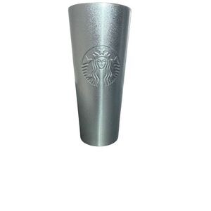 Starbucks Metallic Silver Stainless Steel Tumbler
